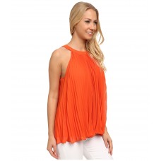 Pleated Halter Blouse