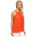 Pleated Halter Blouse